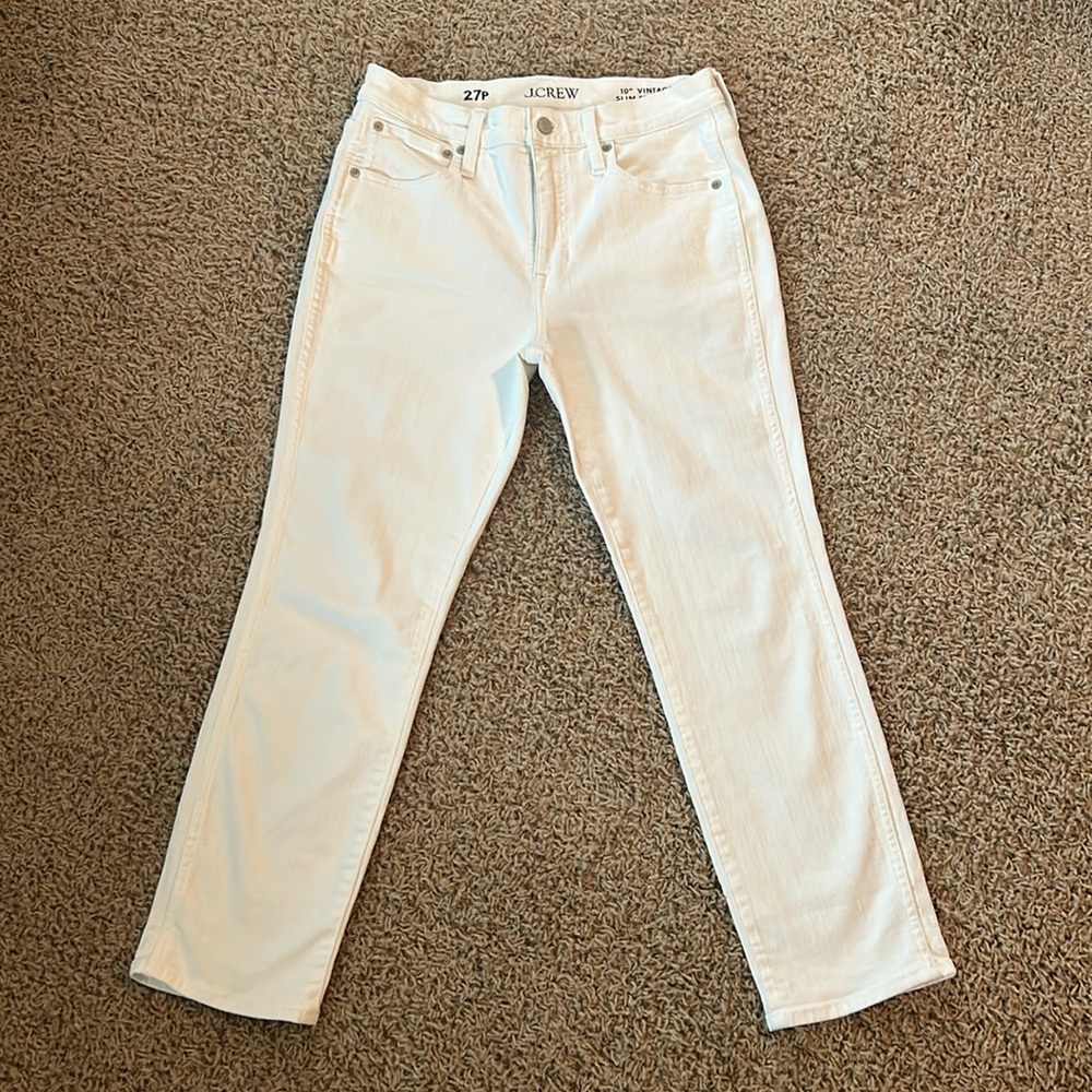 J Crew vintage slim straight jeans